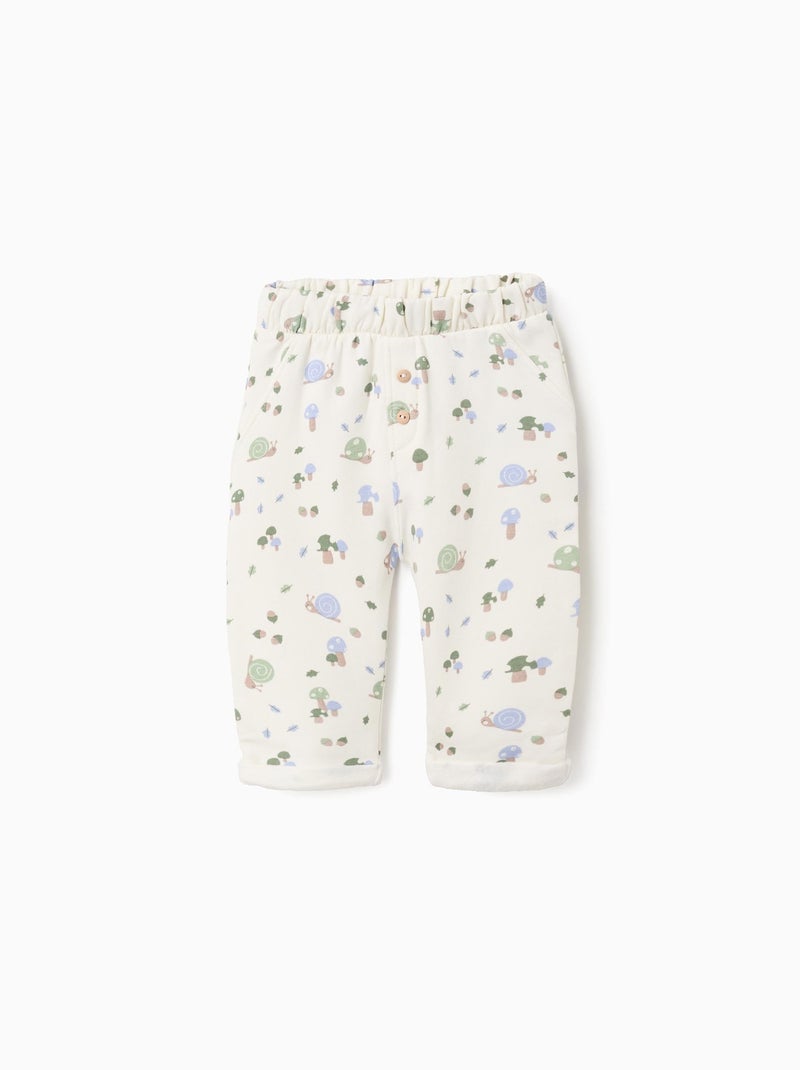 Pantalon de Jogging Peigné Blanc - Kiabi