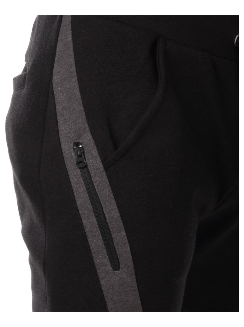 Pantalon de jogging poches fantaisies Noir - Kiabi