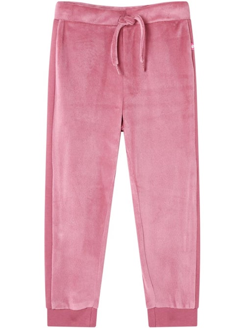 Pantalon de jogging polyester élasthanne à cordon framboise - vidaxl - Kiabi