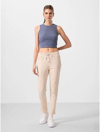 Pantalon de jogging pour femme avec fermeture éclair tommy