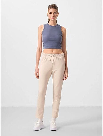 Pantalon de jogging pour femme avec fermeture éclair tommy
