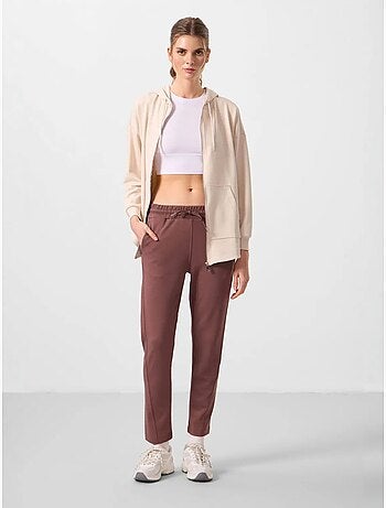 Pantalon de jogging pour femme avec fermeture éclair tommy