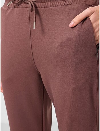 Pantalon de jogging pour femme avec fermeture éclair tommy