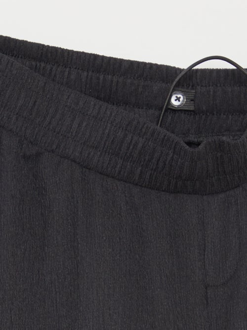 Pantalon de jogging pour femme en maille légère à taille élastiquée - Kiabi
