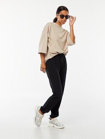 Pantalon de jogging pour femme en maille lourde