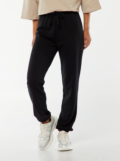 Pantalon de jogging pour femme en maille lourde à taille standard - Kiabi