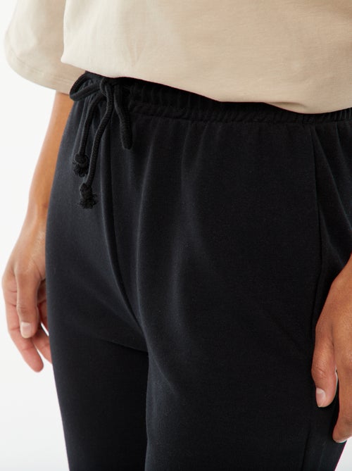 Pantalon de jogging pour femme en maille lourde à taille standard - Kiabi