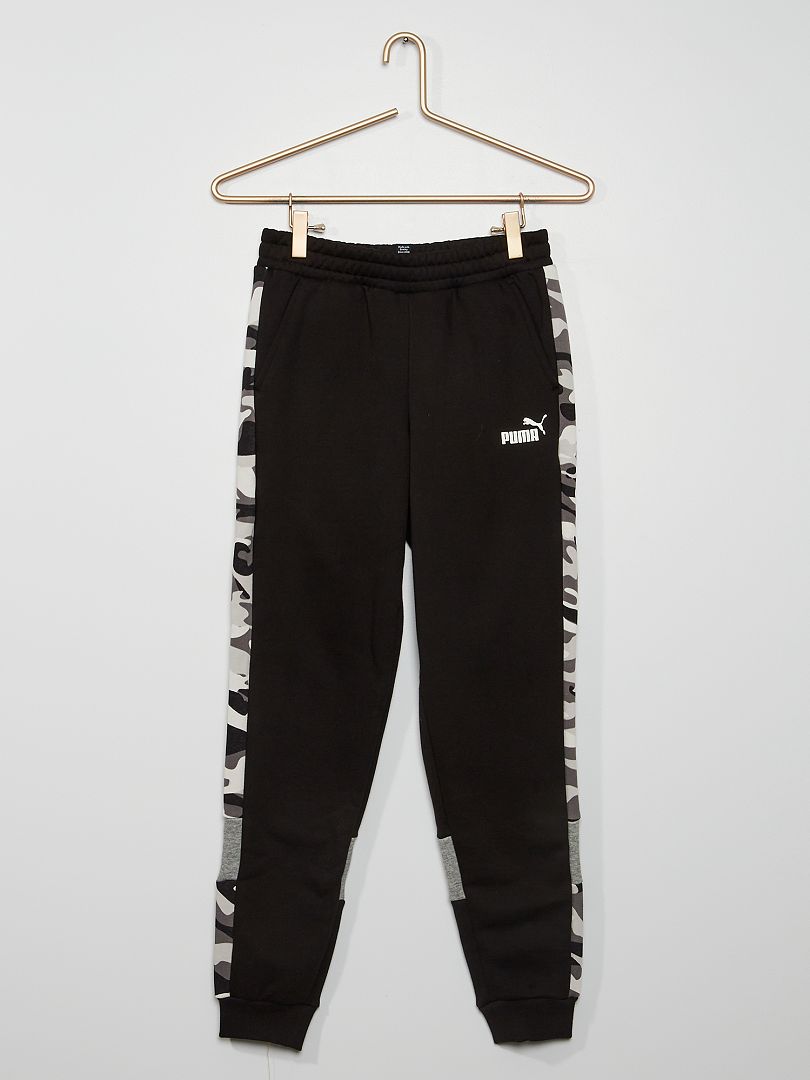 Pantalon de jogging 'Puma' camouflage noir - Kiabi