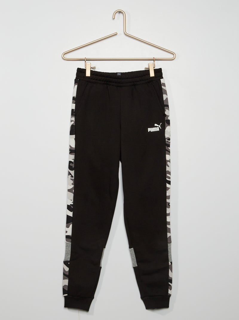 Pantalon de jogging 'Puma' camouflage noir - Kiabi