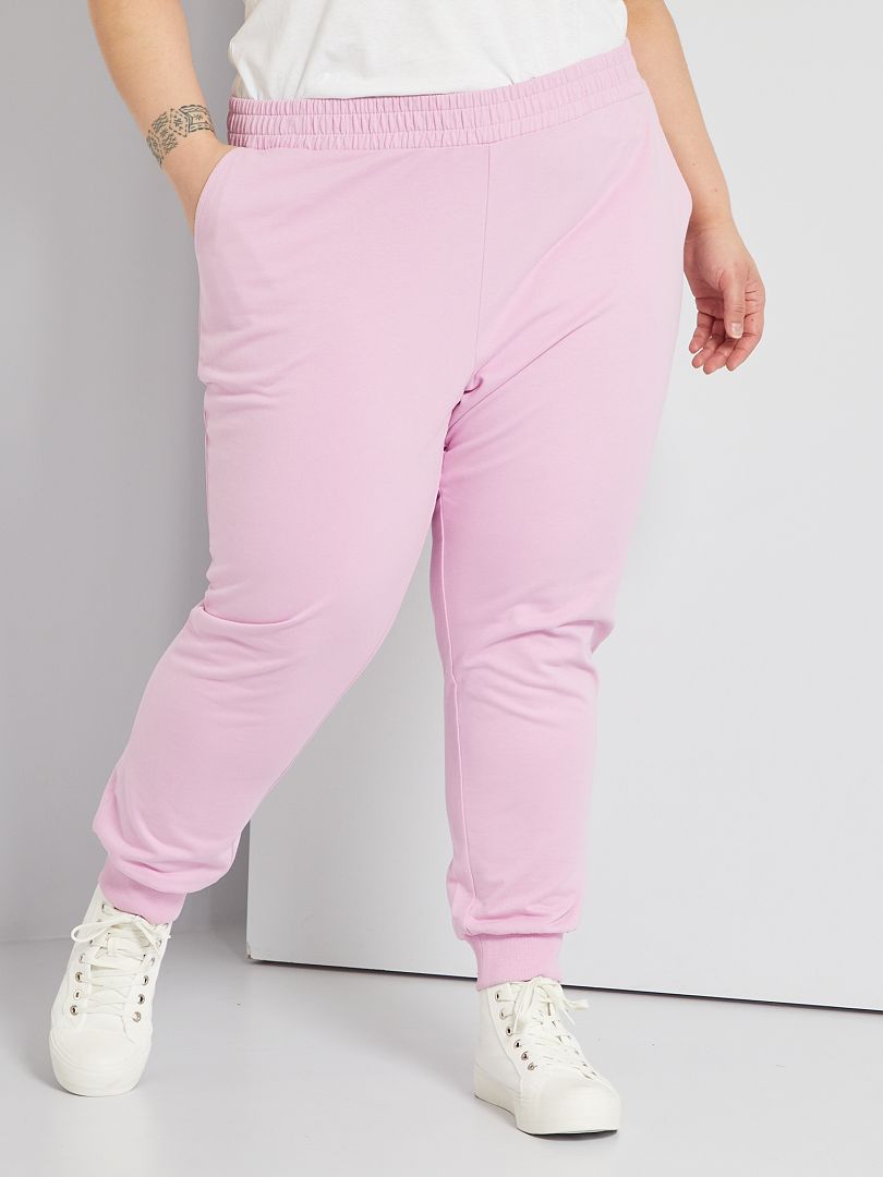 KIABI Femme - Pantalon jogging en molleton - rose pastel - ROSE ARGEN -  Drest