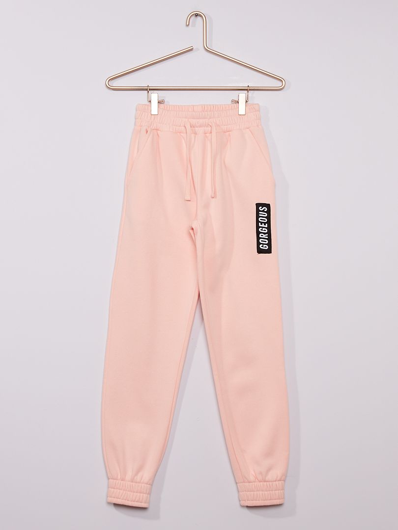 Pantalon jogging rose pale KIABI taille 12ans