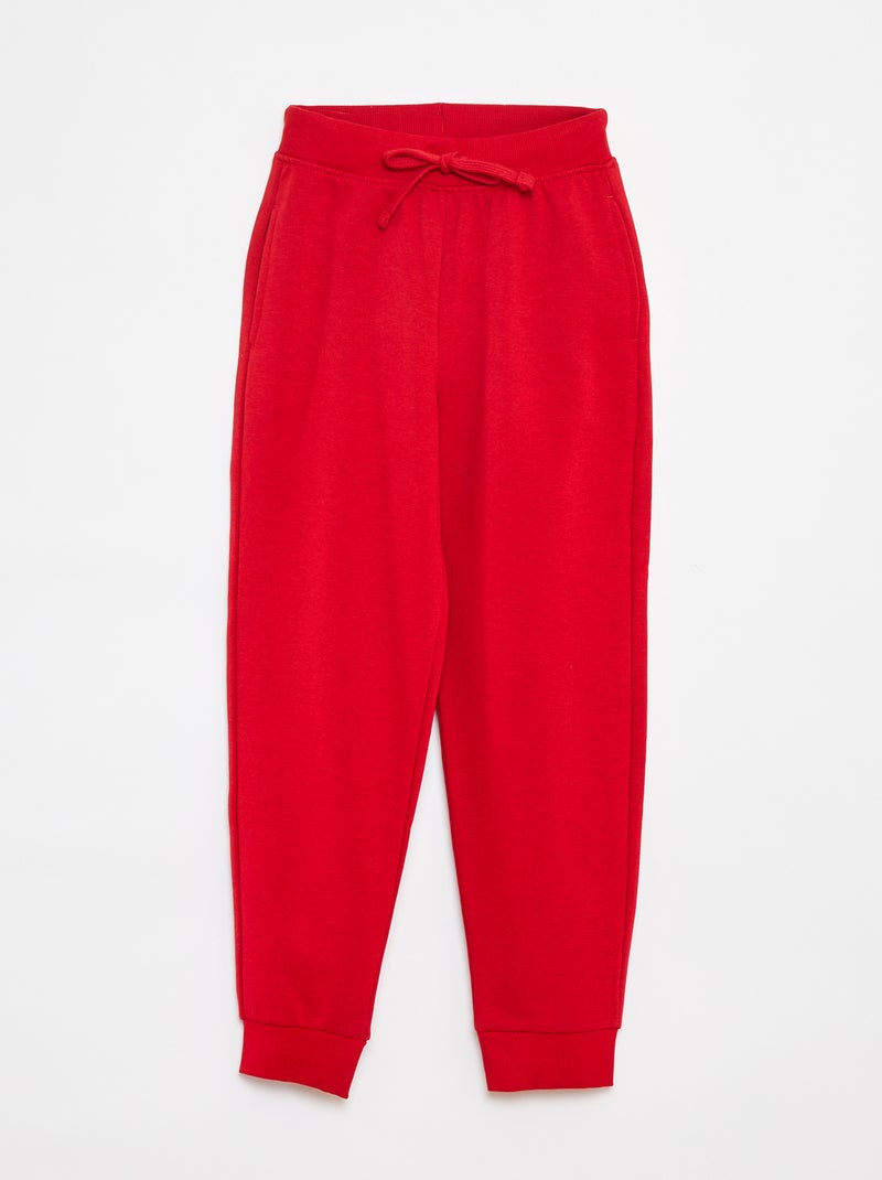 Pantalon de jogging Rouge - Kiabi