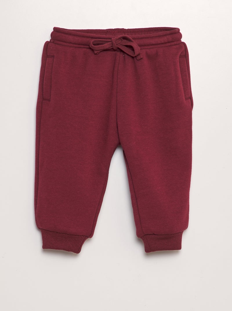 Pantalon de jogging Rouge - Kiabi