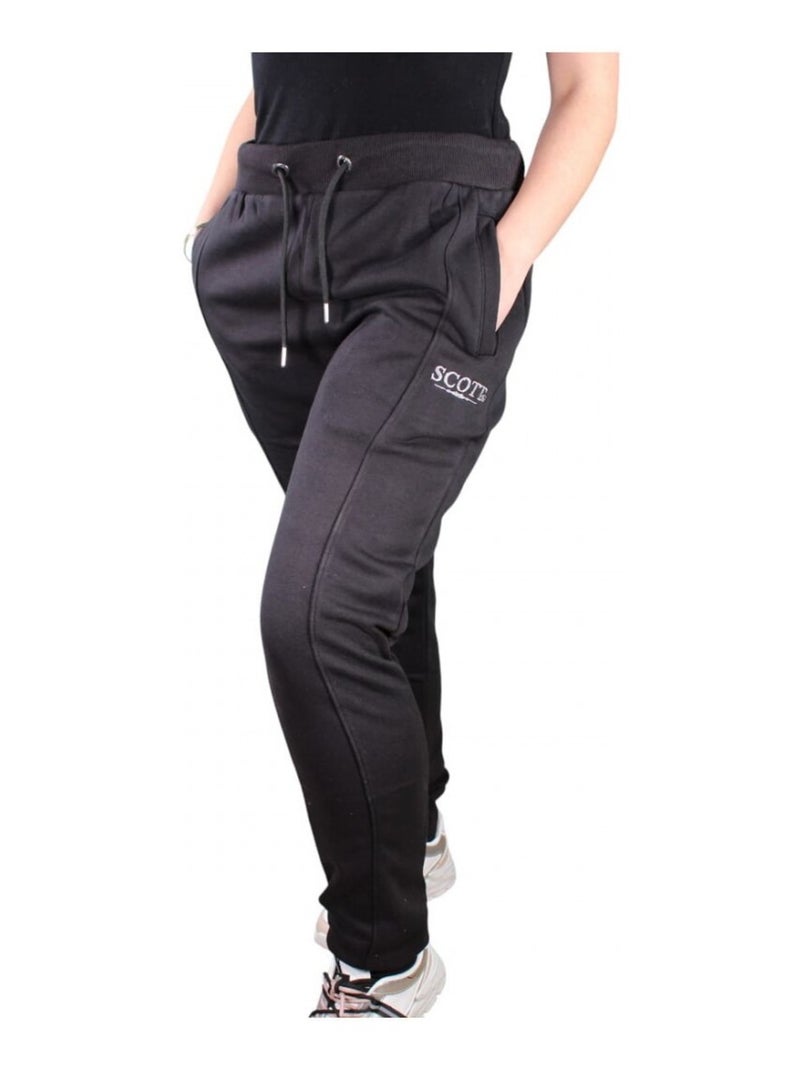 Pantalon de jogging Scott femme Noir Noir - Kiabi