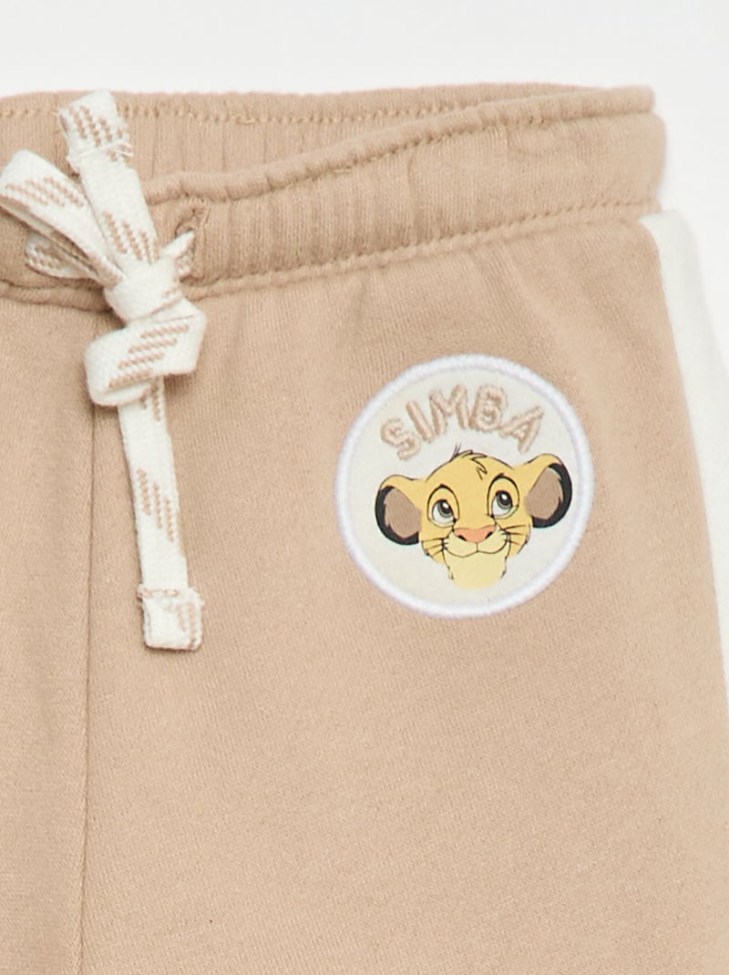 Pantalon de jogging 'Simba' 'Disney' Beige - Kiabi