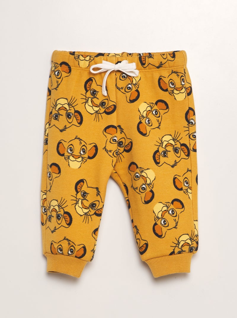 Pantalon de jogging 'Simba' 'Disney' Jaune - Kiabi