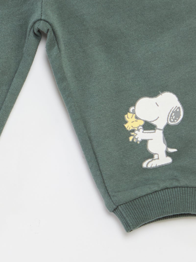 Pantalon de jogging 'Snoopy' Vert - Kiabi