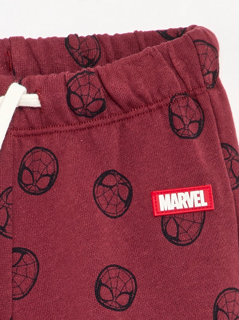 Pantalon de jogging 'Spider-Man' 'Marvel' Rouge - Kiabi