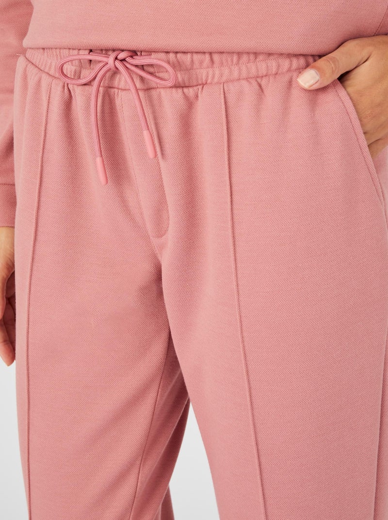 Pantalon de jogging sport-chic - Happy D. by Damart Rose - Kiabi