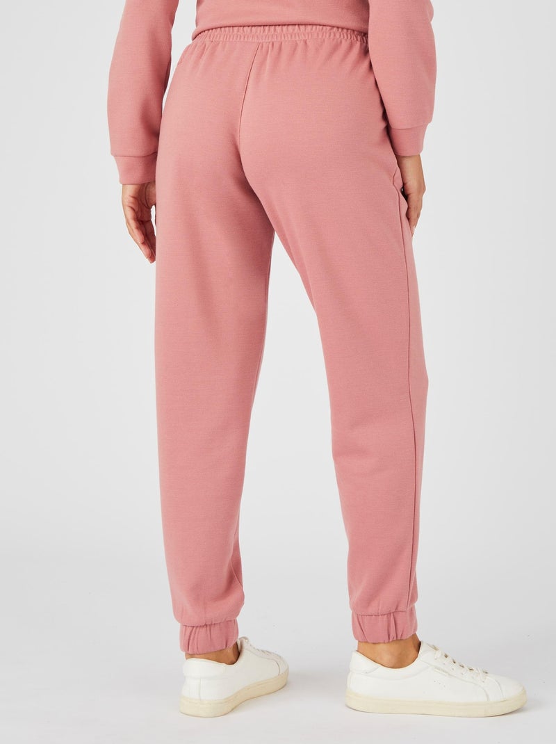 Pantalon de jogging sport-chic - Happy D. by Damart Rose - Kiabi
