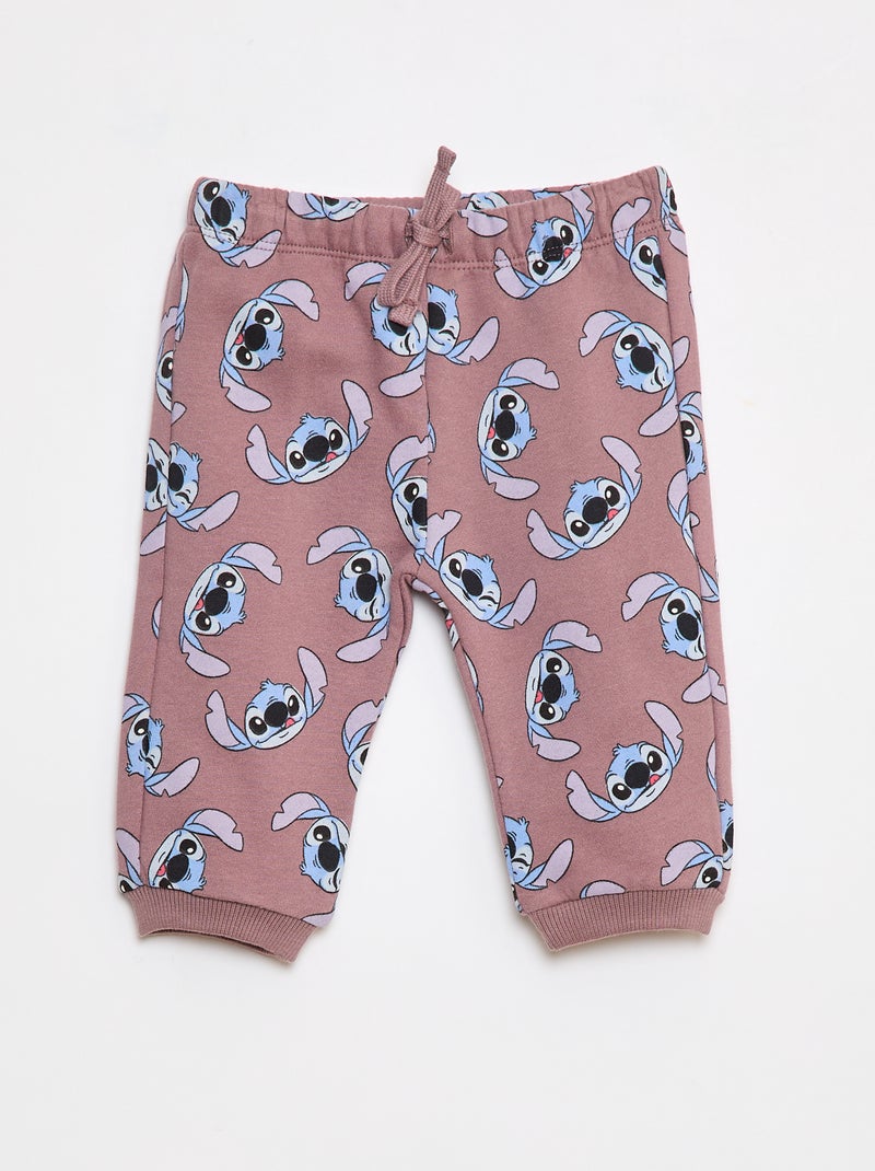 Pantalon de jogging 'Stitch' 'Disney' Marron - Kiabi