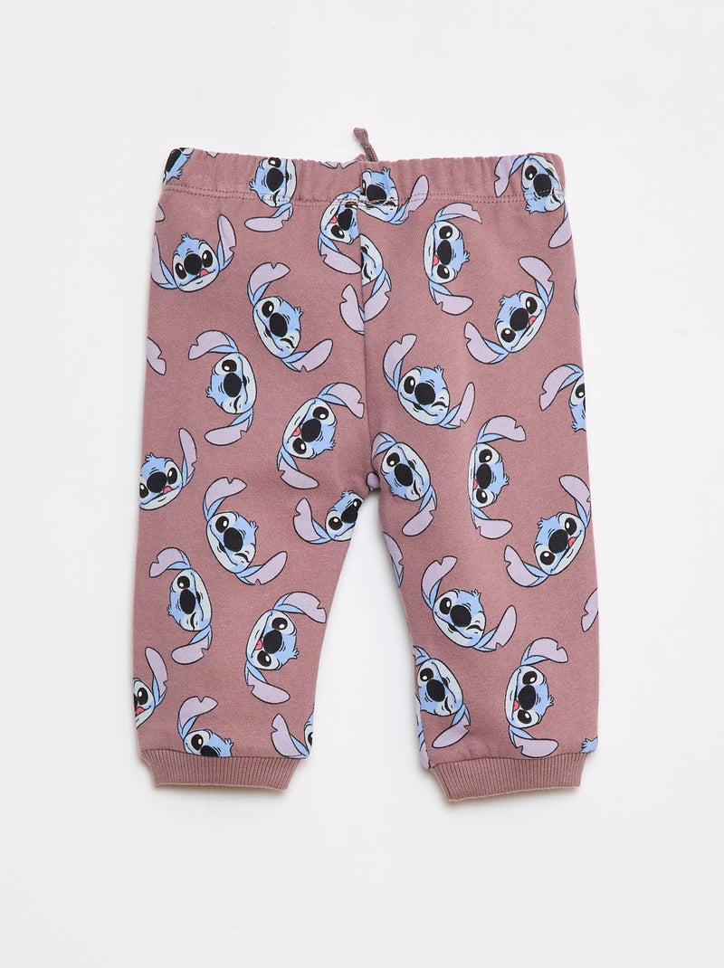 Pantalon de jogging 'Stitch' 'Disney' Marron - Kiabi
