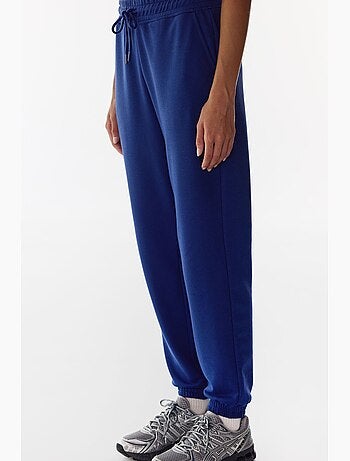 Pantalon de jogging taille haute à bas resserrés penti
