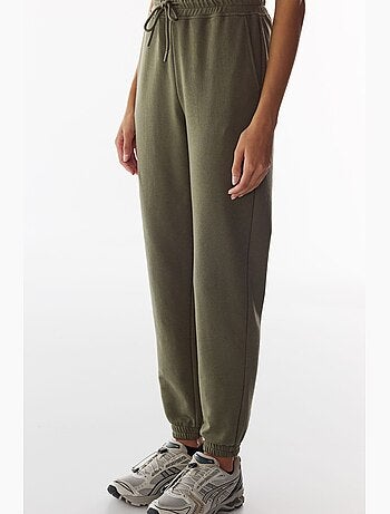 Pantalon de jogging taille haute à bas resserrés penti