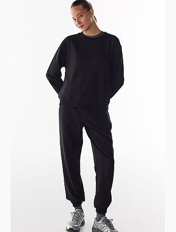 Pantalon de jogging taille haute à bas resserrés penti