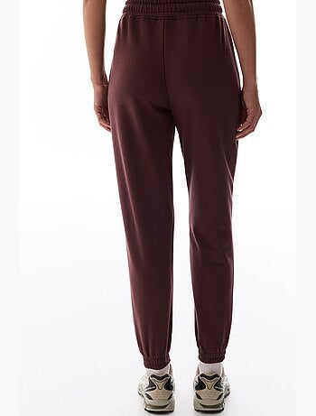 Pantalon de jogging taille haute à bas resserrés penti