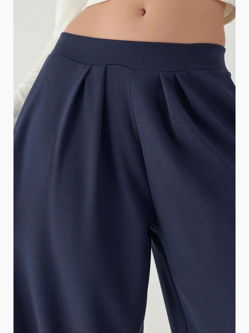 Pantalon de jogging taille haute hiccup Bleu marine - Kiabi