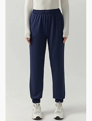 Pantalon de jogging texturé taille haute avec cordon de serrage hiccup