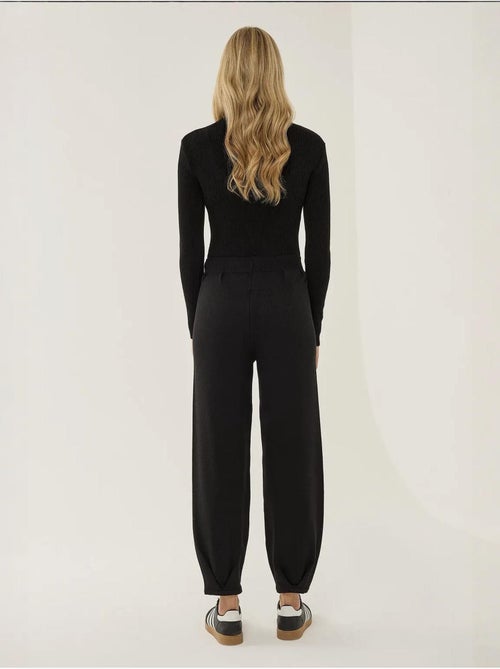 Pantalon de jogging tricoté taille haute - Kiabi Pantalon de jogging tricoté taille haute - Kiabi