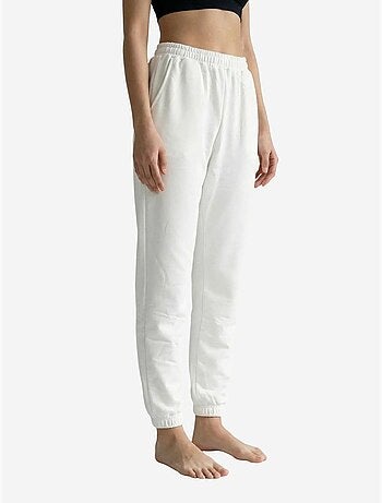 Pantalon de jogging uni à taille élastique my fashion