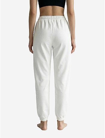 Pantalon de jogging uni à taille élastique my fashion
