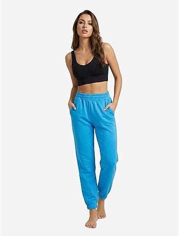 Pantalon de jogging uni à taille élastique my fashion