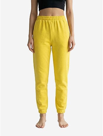 Pantalon de jogging uni à taille élastique my fashion