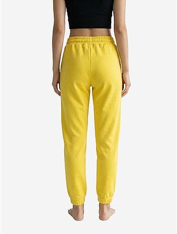 Pantalon de jogging uni à taille élastique my fashion