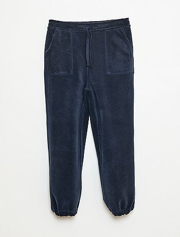Pantalon de jogging uni avec 2 poches