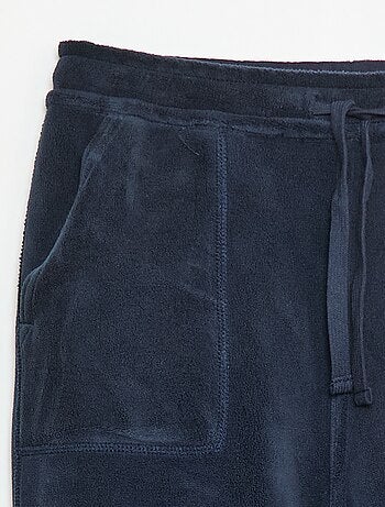 Pantalon de jogging uni avec 2 poches