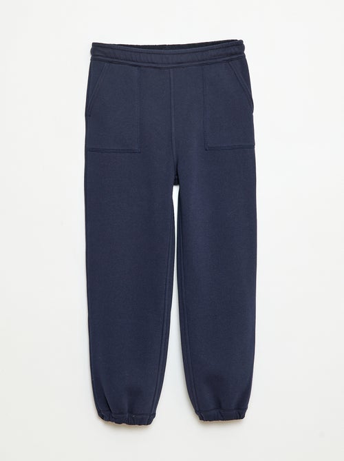 Pantalon de jogging uni avec 2 poches - Kiabi