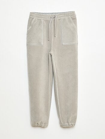 Pantalon de jogging uni avec 2 poches