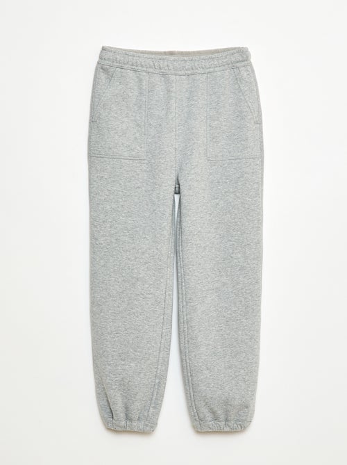 Pantalon de jogging uni avec 2 poches - Kiabi