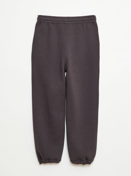 Pantalon de jogging uni avec 2 poches - Kiabi