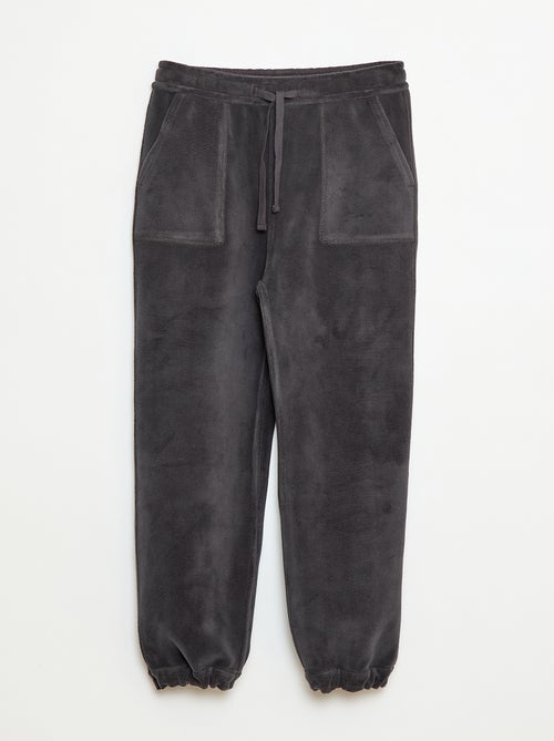 Pantalon de jogging uni avec 2 poches - Kiabi