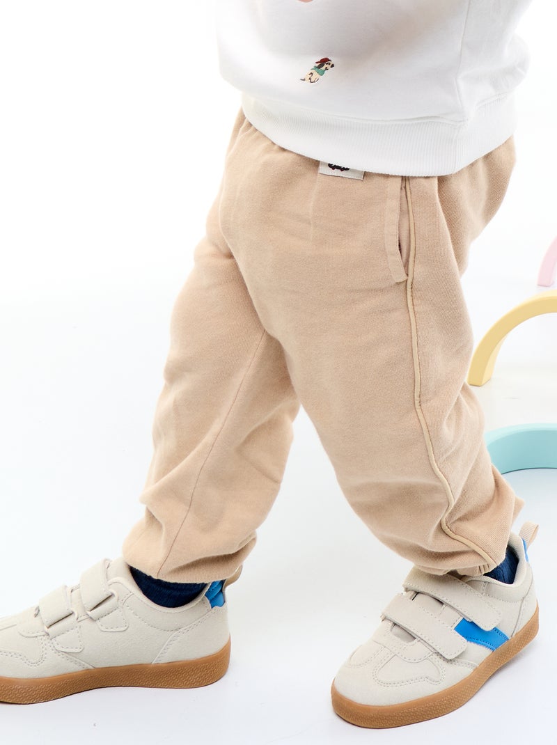 Pantalon de jogging uni Beige - Kiabi