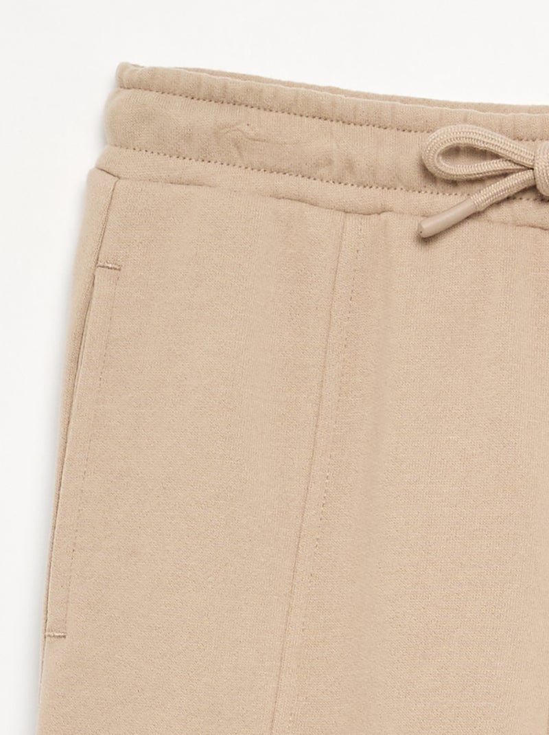 Pantalon de jogging uni Beige - Kiabi