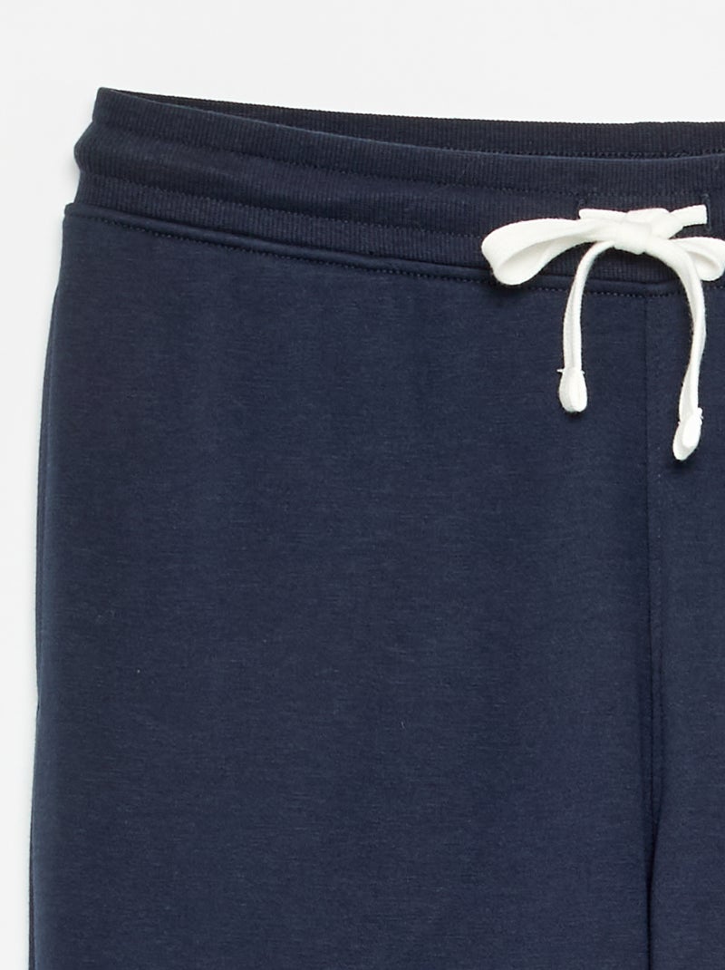 Pantalon de jogging uni Bleu - Kiabi