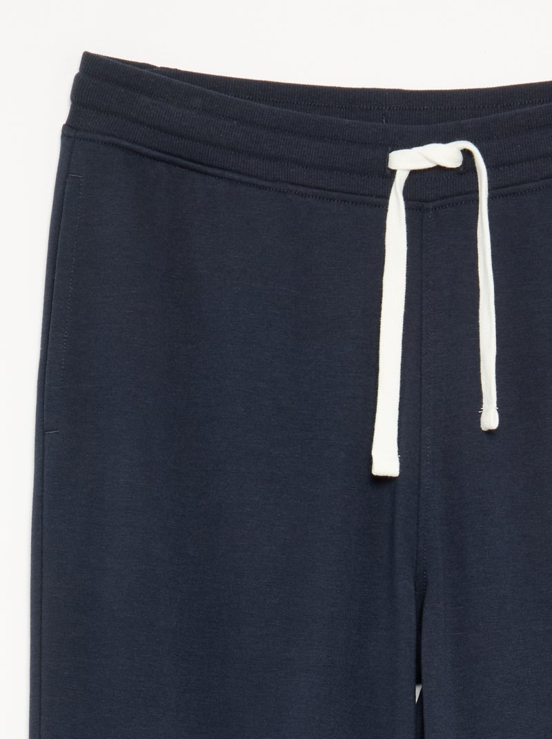 Pantalon de jogging uni Bleu - Kiabi