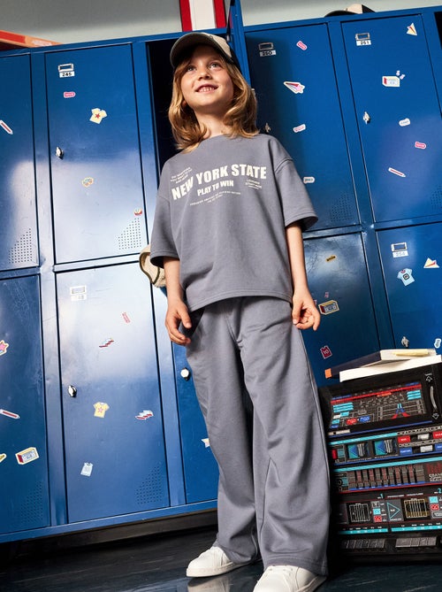 Pantalon de jogging uni en French Terry - Kiabi Pantalon de jogging uni en French Terry - Kiabi